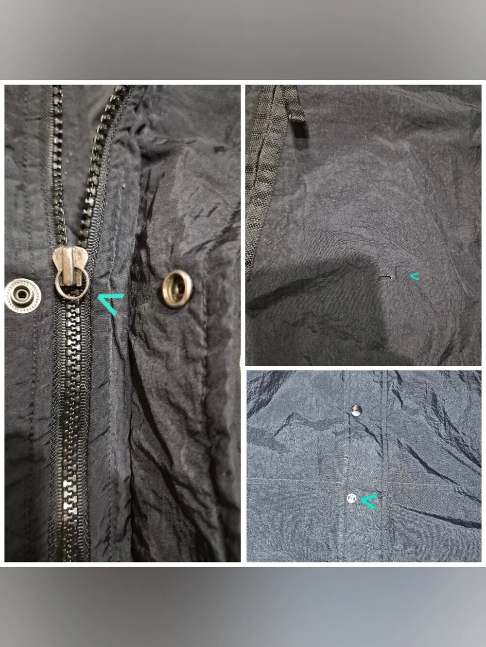 Vintage 1990s Nike Big Swoosh Quilted Puffer Jacket - Men's Large